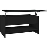 Furnova Klubska mizica črna 80x50x40 cm inženirski les, (21914691) | Shoptok.si