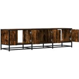 vidaXL TV ormarić Dimljeni hrast 150x35x41cm Konstruirano drvo i metal | shoptok.hr