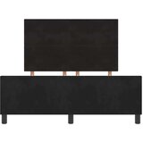  s opruga kutije s uzglavljem Crna 140 x 190 cm Baršun | shoptok.hr