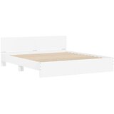 vidaXL Okvir kreveta s uzglavljem s uzglavljem Bijela 193 x 203 cm - Bijela 193 x 203 cm Cijene