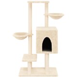  Penjalica za mačke sa stupovima za grebanje krem 117 cm | Eponuda.com