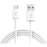 Kabel micro usb beli 3m