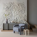 WOOOD Prašno moder fotelj Lenny – | Shoptok.si