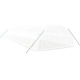  Staklenik s čeličnim okvirom bijeli 56 m² 14 x 4 x 2 m | shoptok.hr