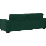  Dvodijelni set sofa s jastucima, tamnozeleni baršun | shoptok.hr