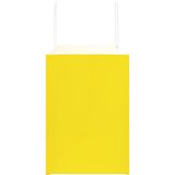  Papirnate vrećice 50 kom s ručkama žute 32x17x25 cm | Eponuda.com