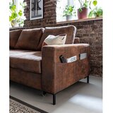 Miuform Rjava raztegljiva kotna sedežna garnitura iz umetnega usnja (levi kot) Lofty Lilly – | Shoptok.si