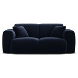 Micadoni Temno modra žametna sedežna garnitura 170 cm Molino – | Shoptok.si