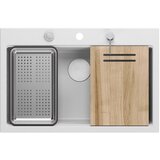 Quadron granitni sudoper MARC 110 WORKSTATION White | shoptok.hr