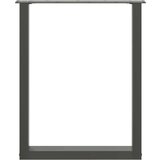 vidaXL Noge stolića za kavu U-oblika 2 kom antracit 60x(72-73)cm čelik | shoptok.hr