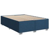  Krevet s oprugama i madracem plavi 140x200 cm od tkanine | shoptok.hr