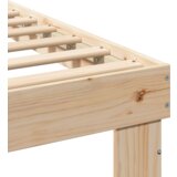 vidaXL Konstrukcija postelje Rjava 90 x 190 cm Masivno borovo les | Shoptok.si