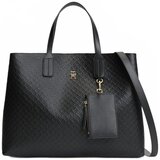 Tommy Hilfiger Torbe Aw0aw18923 Th Icon Satchel Mono Črna Cene