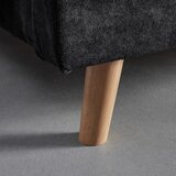PBJ Oblazinjena Postelja Ronja, Črna, 180x200 | Shoptok.si