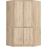 AKORD Kotna Garderobna Omara, 4 Vrata, Hrast Sonoma, (5000331638) Cene
