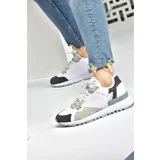 Fox Shoes White/gray Fabric Women's Sneakers Sneakers