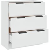  Komoda bijela 60x30x70 cm od konstruiranog drva | shoptok.hr