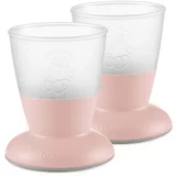 BABYBJORN 2 dijelni set čaša powder pink