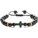Narukvica Ethnic Cross - Crna KP29283 | shoptok.hr