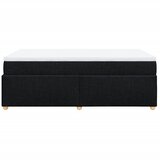  Krevet box spring s madracem crni 120 x 190 cm od tkanine | shoptok.hr