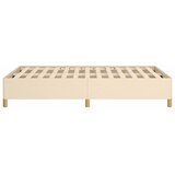  Okvir kreveta bez madraca krem 120x190 cm od tkanine | shoptok.hr