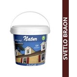 Natur akrilni emajl za drvo i metal 0.75l svetlo braon