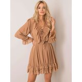 Och Bella Dress-TW-SK-BI-0761.92-camel | shoptok.hr