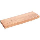vidaXL Zidna polica svjetlosmeđa 60 x 20 x 4 cm od obrađene hrastovine | shoptok.hr
