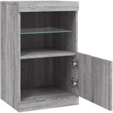  Komoda s LED svjetlima boja sivog hrasta 41 x 37 x 67 cm | shoptok.hr