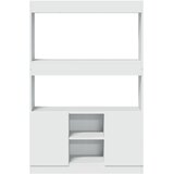  Visoka komoda bijela 92 x 33 x 140 cm od konstruiranog drva | shoptok.hr