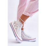 Boto Women's Lace High Sneakers White Cornella | Shoptok.si