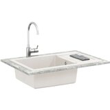  Umivalnica Bela 780 x 500 mm 80% Kvarc in 20% Smola - - Bela - 18.45 - 780 x 500 mm - 2025-vidaXL-Uvoz_2 | Shoptok.si