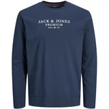 Jack & Jones Majica 'BLUASTON' mornarska / rdeča / bela