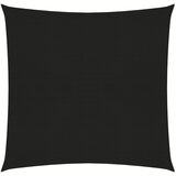 vidaXL Senčno jadro 160 g/m² črno 2,5x2,5 m HDPE, (20729228) | Shoptok.si