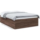  Posteljni okvir rjav hrast 140x190 cm inženirski les Cene