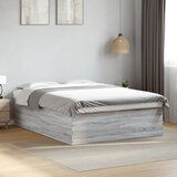 Maison Chic Posteljni okvir - Dvoposteljna postelja - Zakonska postelja siva sonoma 150x200 cm inženirski les-J15253, (21772460) | Shoptok.si