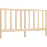 Maison Chic posteljno vzglavje - vzglavna omarica - nočna omarica 206x4x100 cm trdna borovina, (21704766) Cene