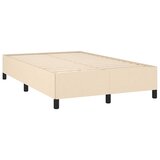 Krevet s oprugama i madracem LED krem 120 x 190 cm od tkanine | shoptok.hr