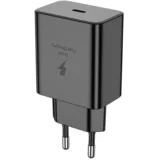 polnilec adapter N45 GaN PD 45W Type C za Samsung, Apple - črn