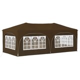  Rastezljivi šator za zabave 575 x 288 x 245 cm Sivosmeđa | shoptok.hr