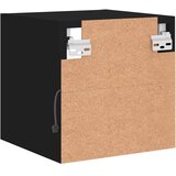  Zidni TV ormarić s LED svjetlima crni 30 x 28,5 x 30 cm | shoptok.hr