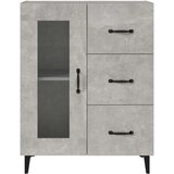  Komoda siva boja betona 69 5x34x90 cm od konstruiranog drva | shoptok.hr
