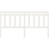 Uzglavlje za krevet bijelo 206 x 4 x 100 cm od masivne borovine | shoptok.hr