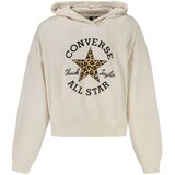 Converse hoodie dukserica za djevojčice s okruglim logom bijela Cijene