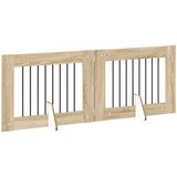  Vrata za pse s postoljem 2 pcs Hrast sonoma 80 x 60 cm | shoptok.hr
