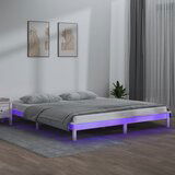 The Living Store LED posteljni okvir bel 180x200 cm trden les - Posteljni Okvir, (21524153) | Shoptok.si