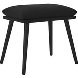  Stolček za noge črn 45x29,5x35 cm žamet, (20818576) | Shoptok.si