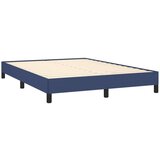  Posteljni okvir moder 140x190 cm blago, (20684998) | Shoptok.si
