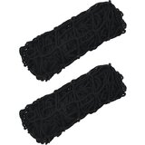 vidaXL Mreža za seno 2 kosa pravokotna črna 100x90 cm PP | Shoptok.si