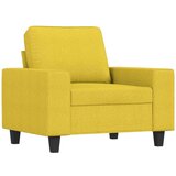 Fotelj svetlo rumen 60 cm blago | Shoptok.si
